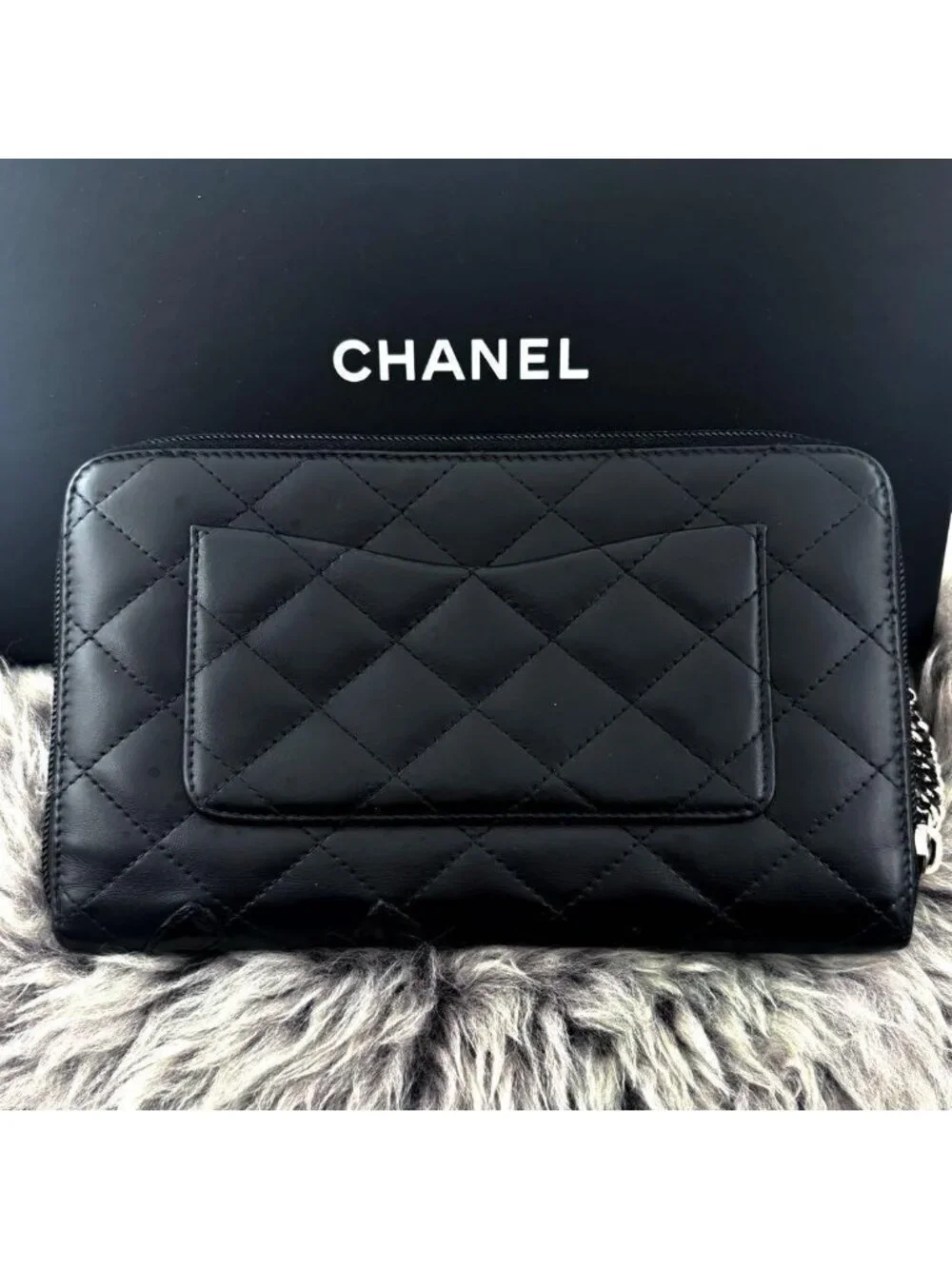 Chanel Wallet Cambon Zip Around Organizer